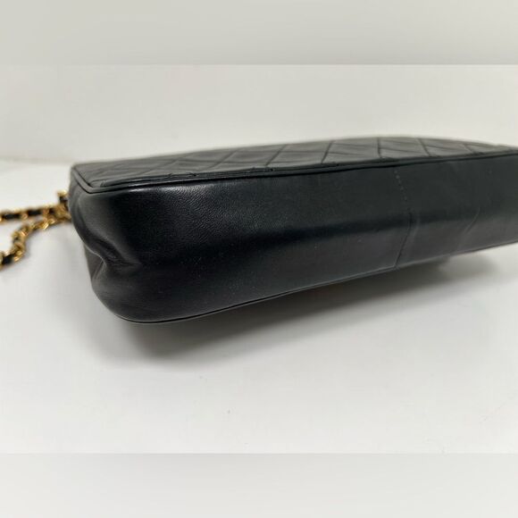 Chanel Metelesse Single Flap Vintage Lambskin Black Shoulder Bag - Picture 6 of 13